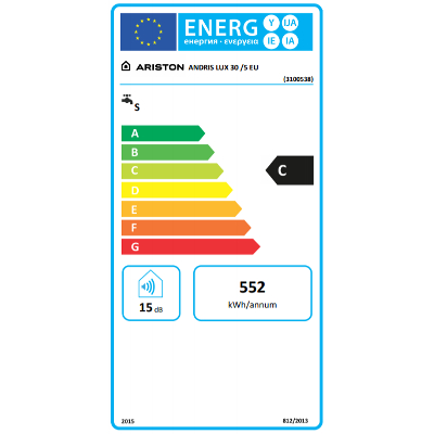 SCALDACQUA ANDRIS LUX 30 LT SOPRALAVELLO GARANZIA 5 ANNI